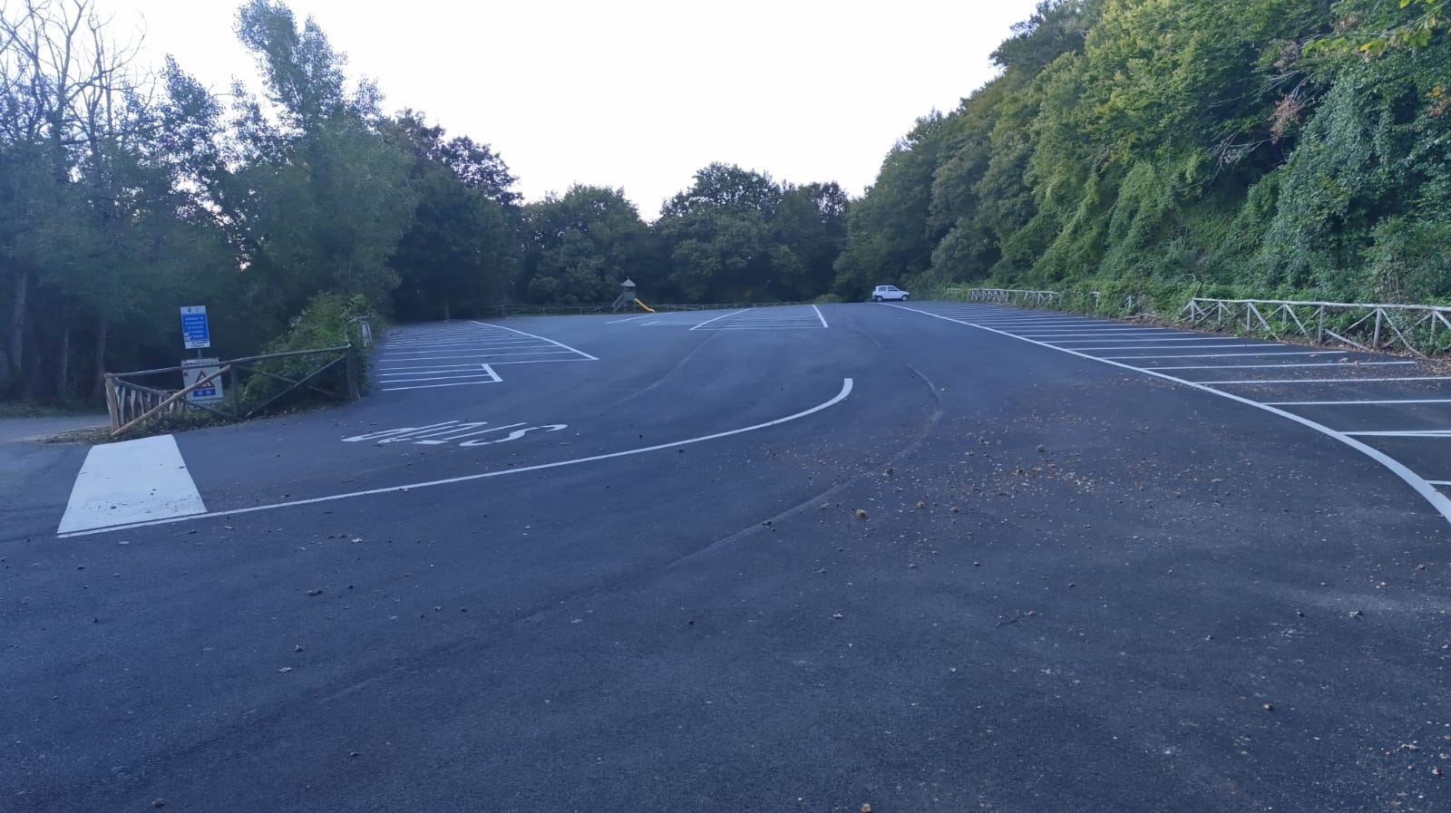 - conclusi i lavori al piazzale della Faggeta di Soriano nel Cimino