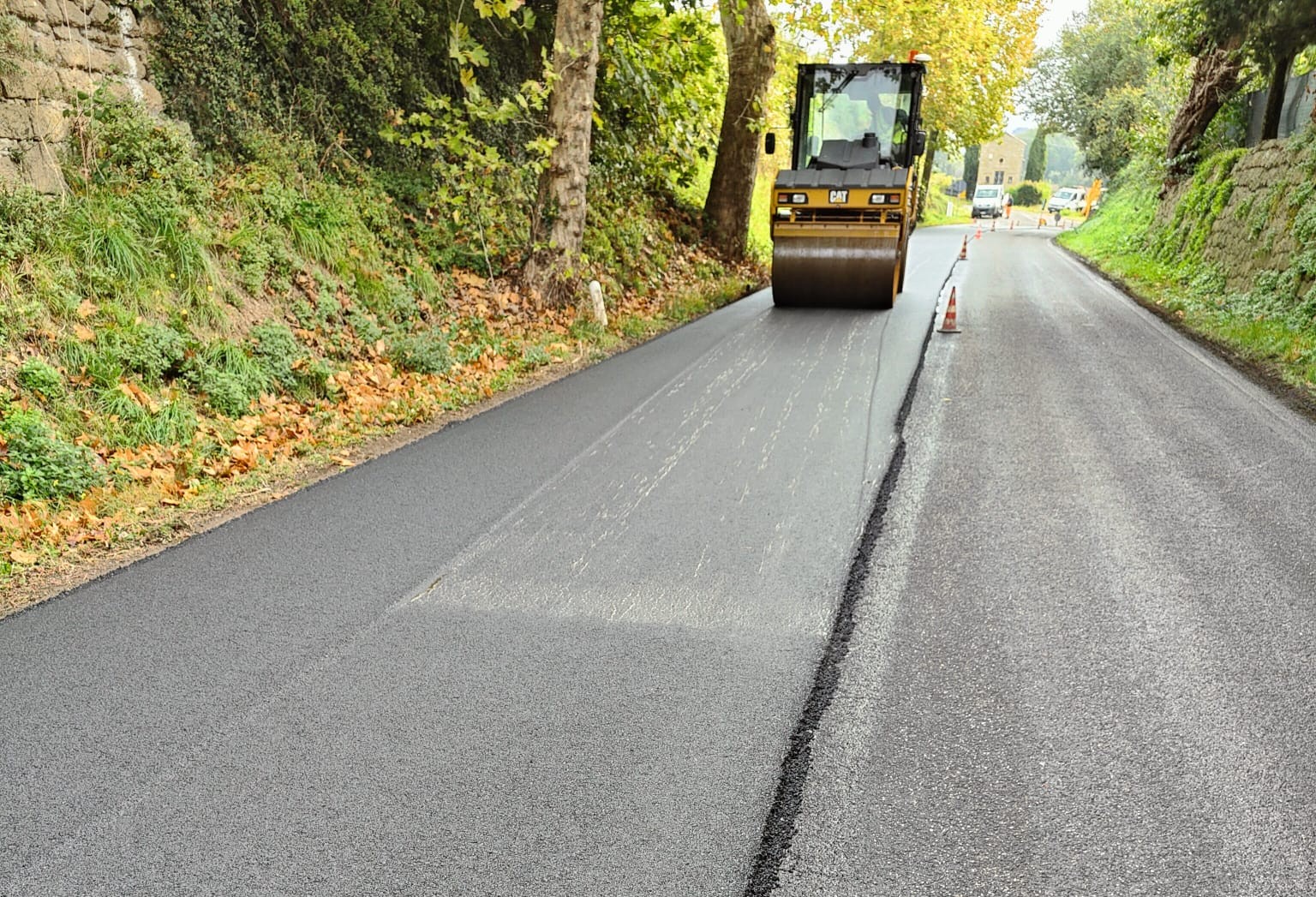 - lavori di asfaltatura e rifacimento della segnaletica sulla S.P. 47 Lamone a Farnese